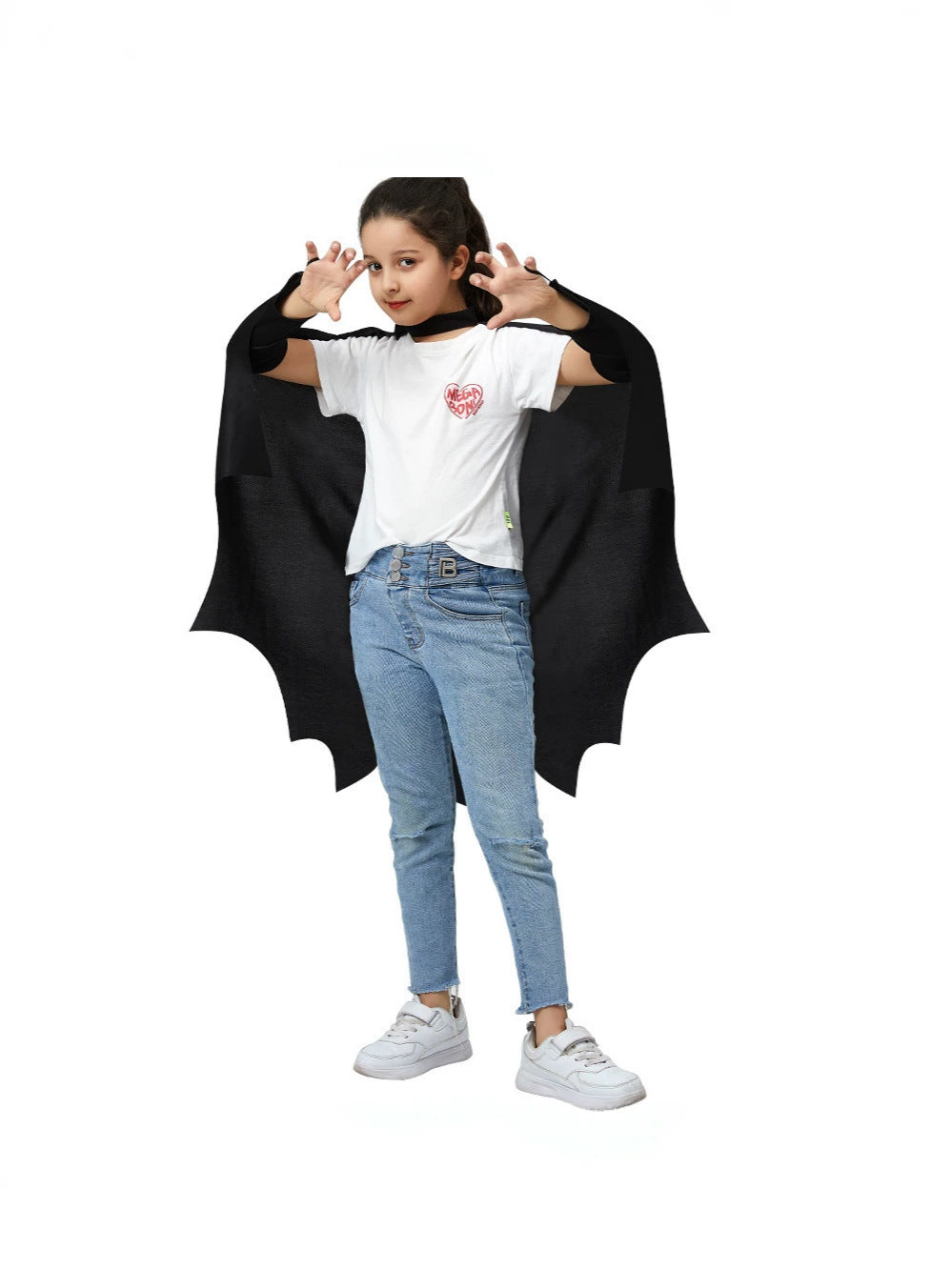 Batwing Sleeve Cape Costume Set